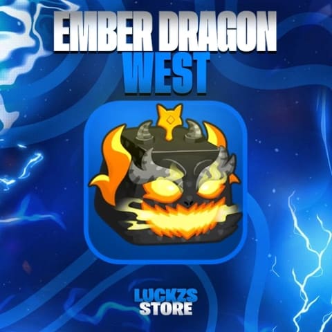 Ember Dragon West no Blox Fruits