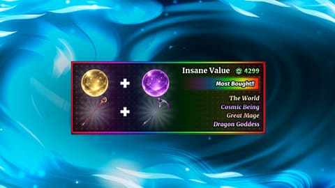 THE World, Mage e Dragon Goddes Bundle no Sailor Piece