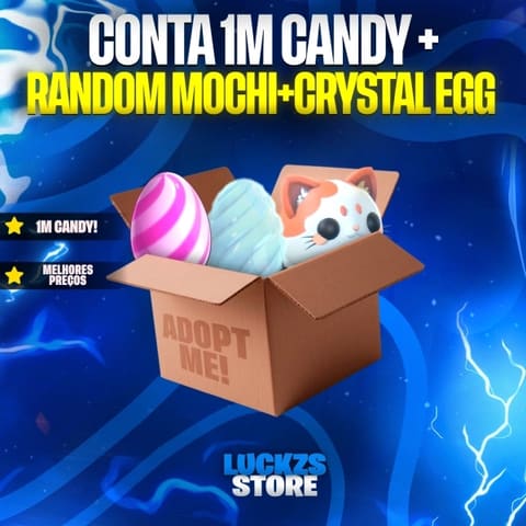 1M Candy, Random Mochi e Crystal EGG no Adopt Me