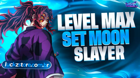 Conta Level Max com SET Moon Slayer no Sailor Piece