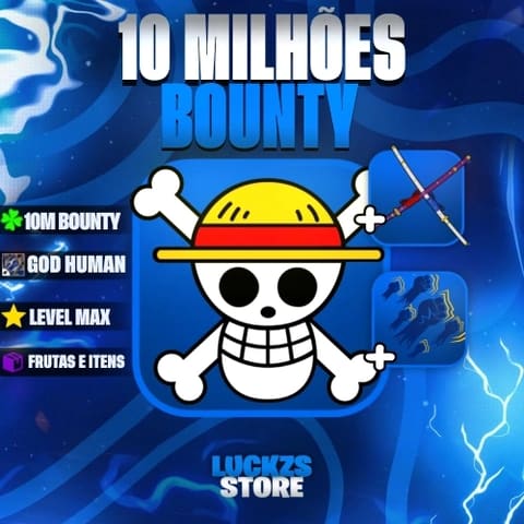 Conta Level Max com Godhuman, 10-15M Bounty e CDK no Blox Fruits