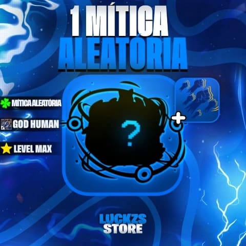 Conta Level Max com Godhuman e 1 a 3 Frutas Míticas no Blox Fruits