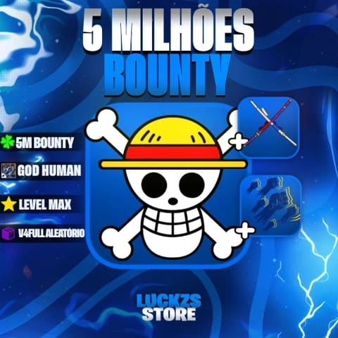 Conta Level Max com Godhuman, 5M Bounty e CDK no Blox Fruits