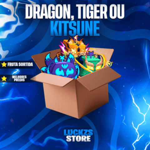 🐲DRAGON,🦊 KITSUNE OU 🐆TIGER NO INVENTÁRIO