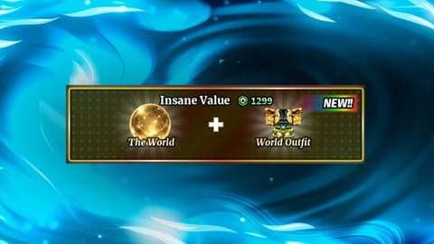 THE World e World Outfit Bundle no Sailor Piece
