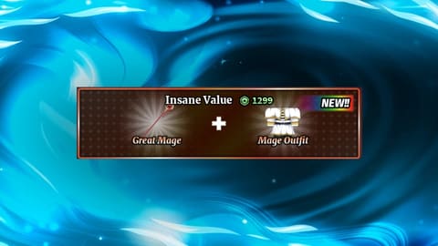 Great Mage e Mage Outfit Bundle no Sailor Piece