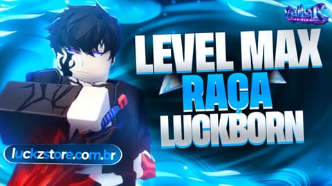 Conta Level Max com Raça Luckborn no Sailor Piece
