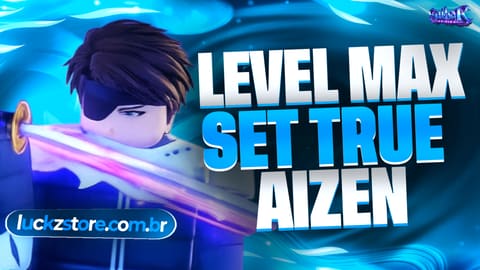 Conta Level Max com SET True Aizen no Sailor Piece