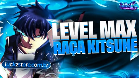 Conta Level Max com Raça Kitsune no Sailor Piece