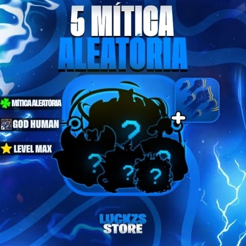 Conta Level Max com Godhuman e 5 a 9 Frutas Míticas no Blox Fruits