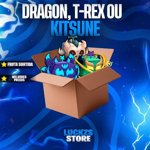 🐲DRAGON,🦊KITSUNE OU 🦖T-REX NO INVENTÁRIO