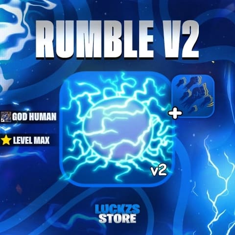 Level MÁX, Godhuman e Rumble V2 (DESPERTADA) no Blox Fruits