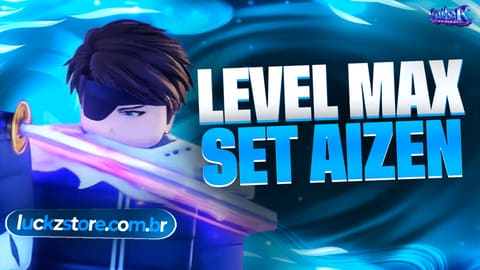 Conta Level Max com SET Aizen no Sailor Piece