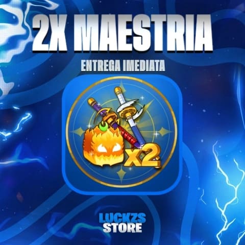 2x Maestria no Blox Fruits