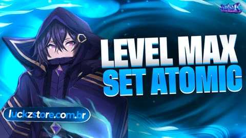 Conta Level Max com SET Atomic no Sailor Piece