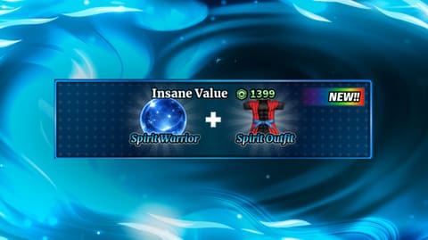 Spirit Warrior e Spirit Outfit Bundle no Sailor Piece