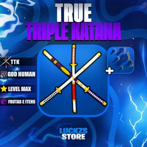 Conta Level Max com Godhuman e TTK no Blox Fruits