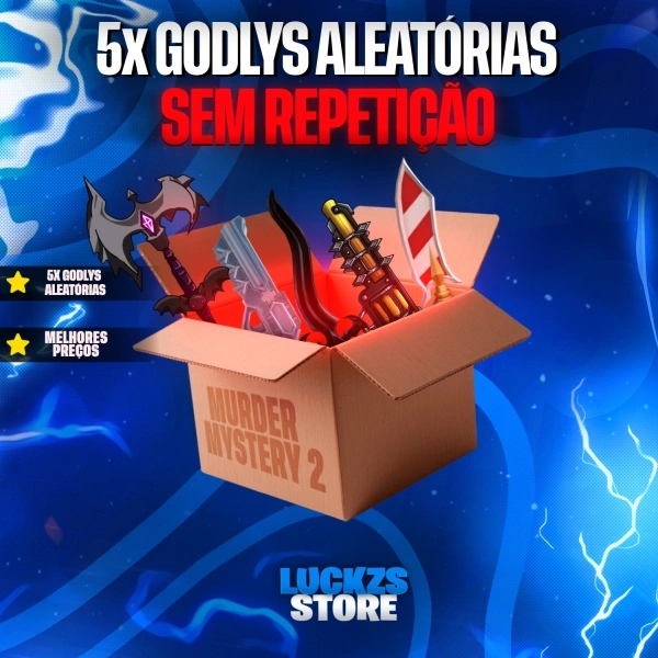 5X Godlys Aleatórias SEM Repetição