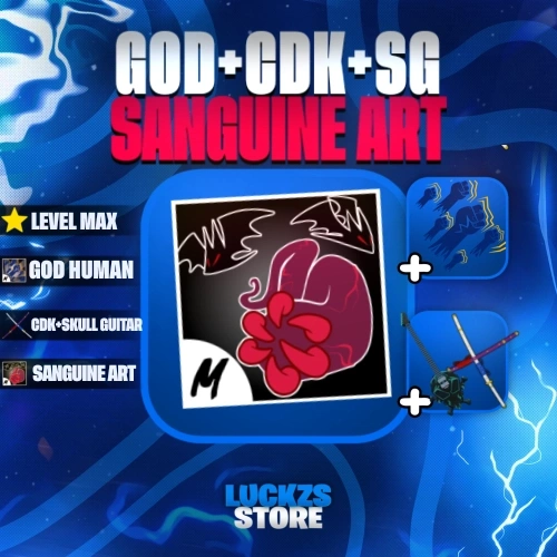 👊 LVMAX + ⚔️CDK + 🎸SG +  🩸SANGUINE ART + FRUTAS E ITENS ⭐🍎