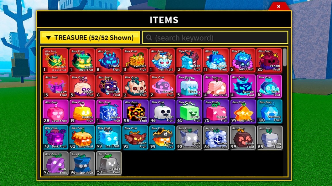 Todas as Frutas do Blox Fruits: Lista Completa, Tipos e Valores (2026)